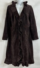 Vintage ARIA Sz L Brown Suede