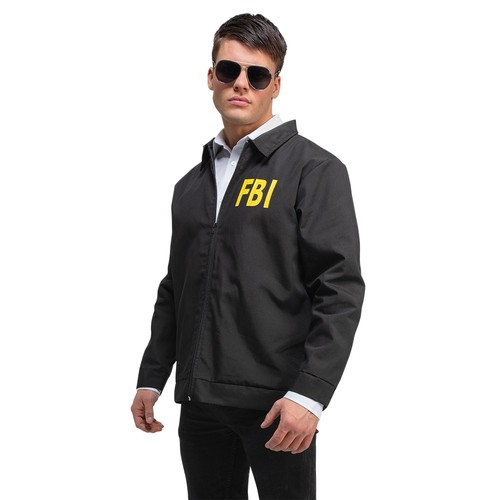 Adult fbi jacket hat - or,