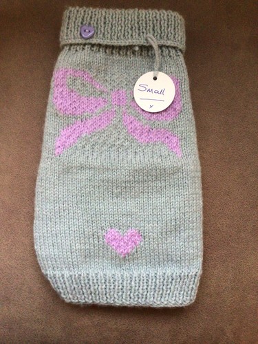 Hand knitted small - , dog