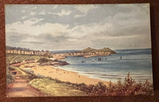 antique St Ives postcard old
