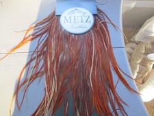 metz natural red game saddle