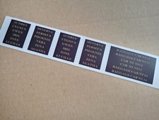 Name decals For Hornby