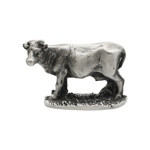 English made pewter cow - made,