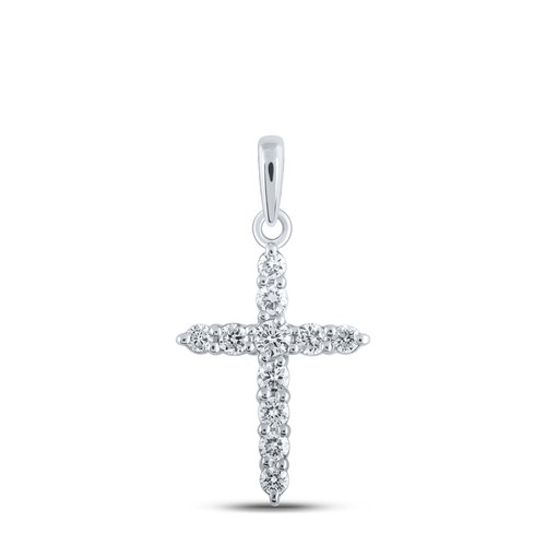 Ctw natural diamond - natural, cross