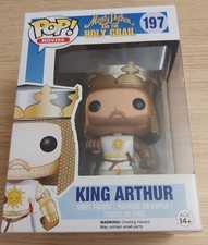 Funko Pop 197 King Arthur Monty Python And The Holy Grail With Pop Protector 