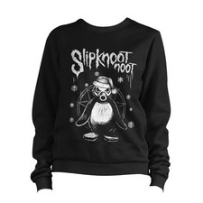 Christmas Slipknoot Noot Sweater Jumper Funny Gothic Band Metal Rock Punk Pingu