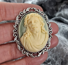 Religious Jesus Brooch Large