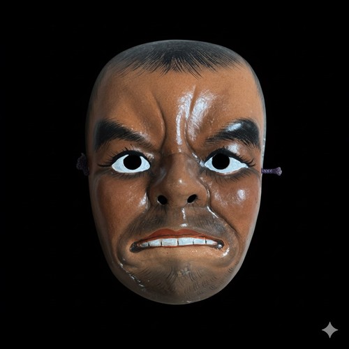 Vintage japanese angry face - vintage,