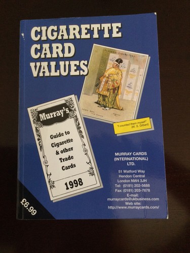 Cigarette card values guide - card, values: