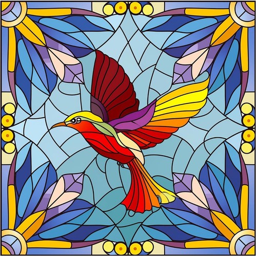 Tile mural ceiling - mural, panel