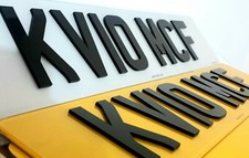 3D 4D Number Plates, Gloss