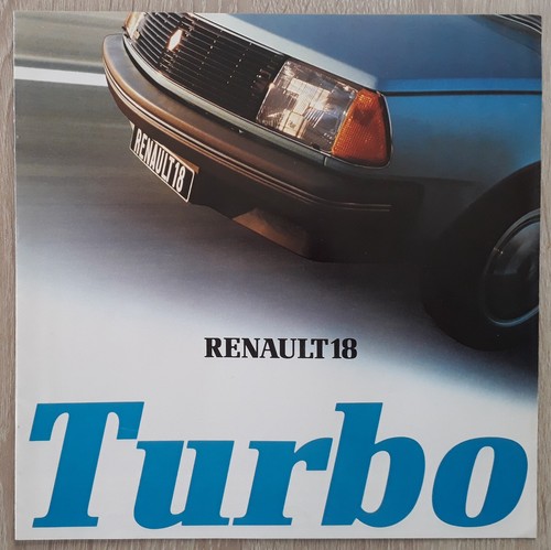 Renault turbo saloon - renault, 18