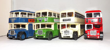 UNBOXED JOB LOT OF 4 X BRISTOL LODEKKA BUSES 4MM 1:76 SCALE