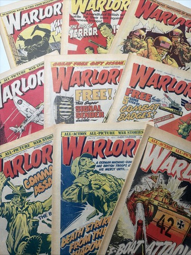 Vintage warlord comics - x, job