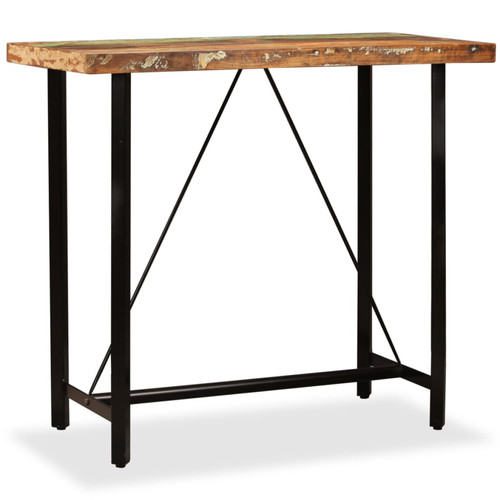 Bar table solid - , reclaimed
