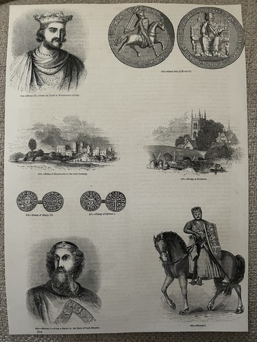 Antique print henry - print, iii