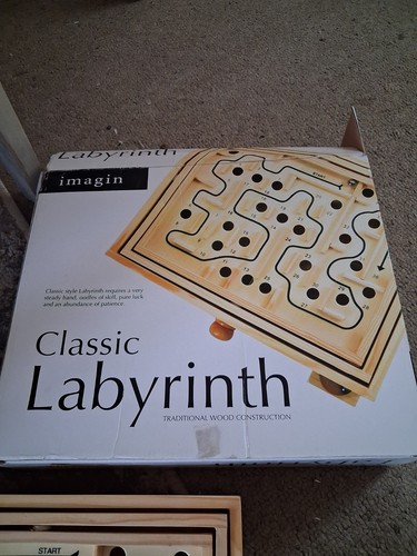 Vintage wooden puzzle game - wooden,