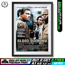 BLOOD DIAMOND Movie Film Wall