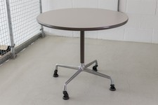 Herman Miller Eames Round Table – Universal Base, Grey Top, Design Classic