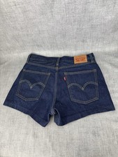Levi’s Denim Jeans Shorts High Rise Women’s UK Size 8-10 EU 29 Blue