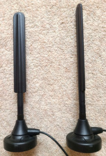 Dual Band Magnetic ANTENNA 21 cm - High Gain WiFi 2.4 & 5 GHz MIMO or 4G LTE NEW