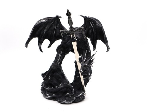 Gothic black dragon sword - gothic,