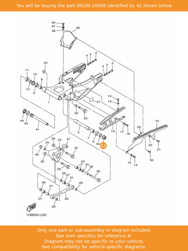 Yamaha nut self locking - yamaha, nut,