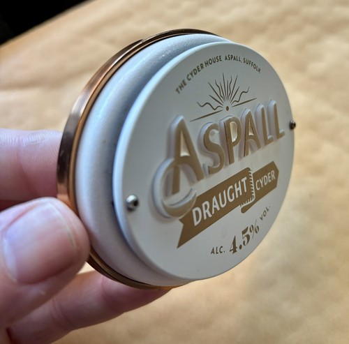 Aspall cider oval beer - 3d,