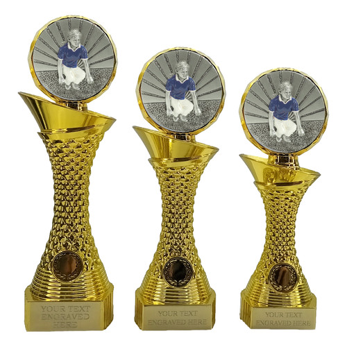 Personalised gold shard female - gold,
