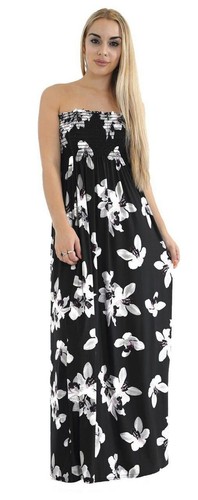 Women sheering maxi dress - sheering,