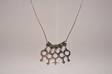 Hotwife 'MMFMM' Symbols Swinger Gangbang Slut Euro Necklace Lifestyle Symbols UK