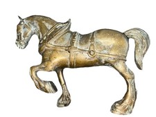 Large Vintage Brass Shire Or