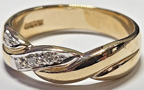 9ct yellow gold diamond - 9ct,