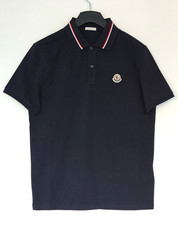 Moncler Polo T-Shirt Navy Blue