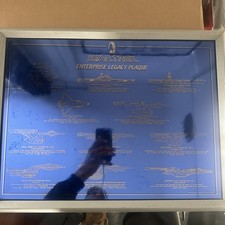 Star Trek Enterprise Legacy Plaque – 1997 Franklin Mint Collectible 1085/9500