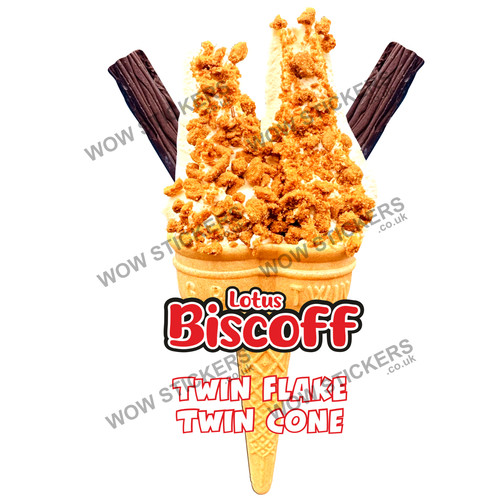 Biscoff crumb twin - twin, flake