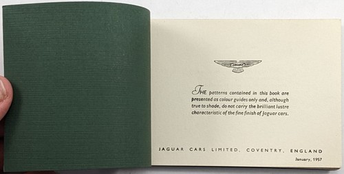 Jaguar cars 1957 - 1957, colour