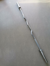 Mirafit Rackable Olympic EZ Curl Bar