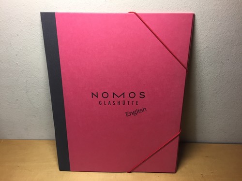 Folder nomos glashütte - glashütte,
