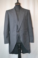 Vintage USA western grey undertaker morning tailcoat box coat jacket size 44 R
