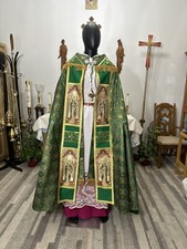 GREEN COPE VESTMENT CHASUBLE