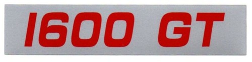 Rocker cover label - cover, 1600gt