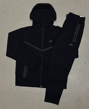 Black Nike Tech Fleece Tracksuit Brand New RRP £210