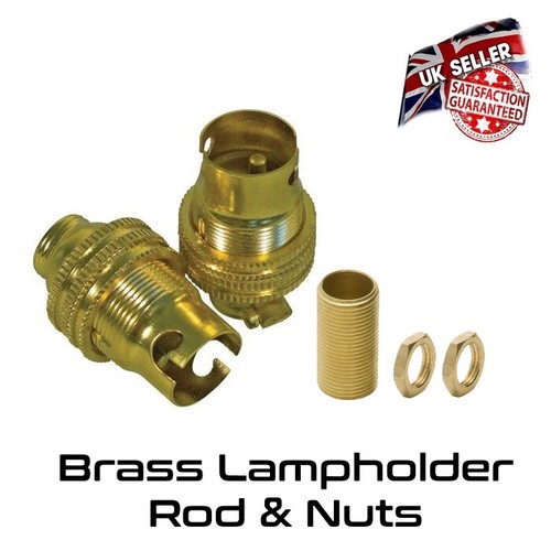 Brass lamp holder switched - holder,