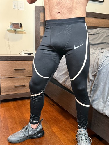Nike tights mens small black - nike,