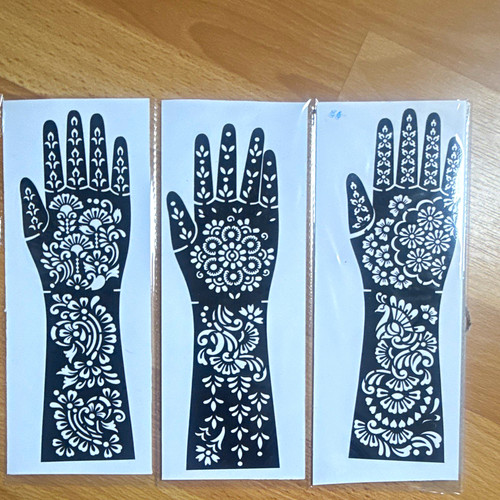 Temporary press hand - temporary, press-on