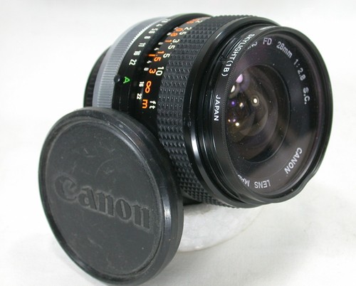 Canon 28mm c manual - fd, s.c.