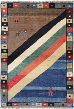 Gabbeh Ghashghai Hand-Knotted