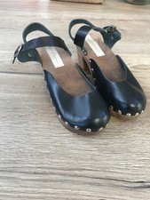 Quirky Wooden clog type shoes