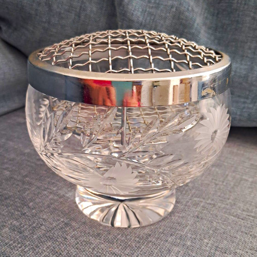 Crystal and silver tone - crystal,